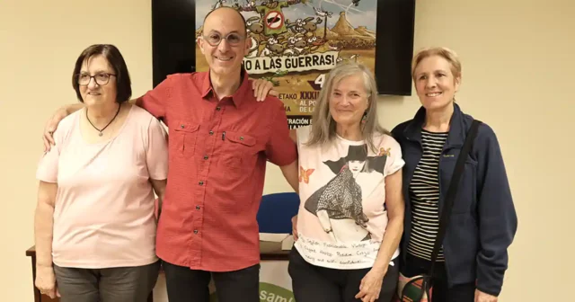 marcha al polígono de tiro