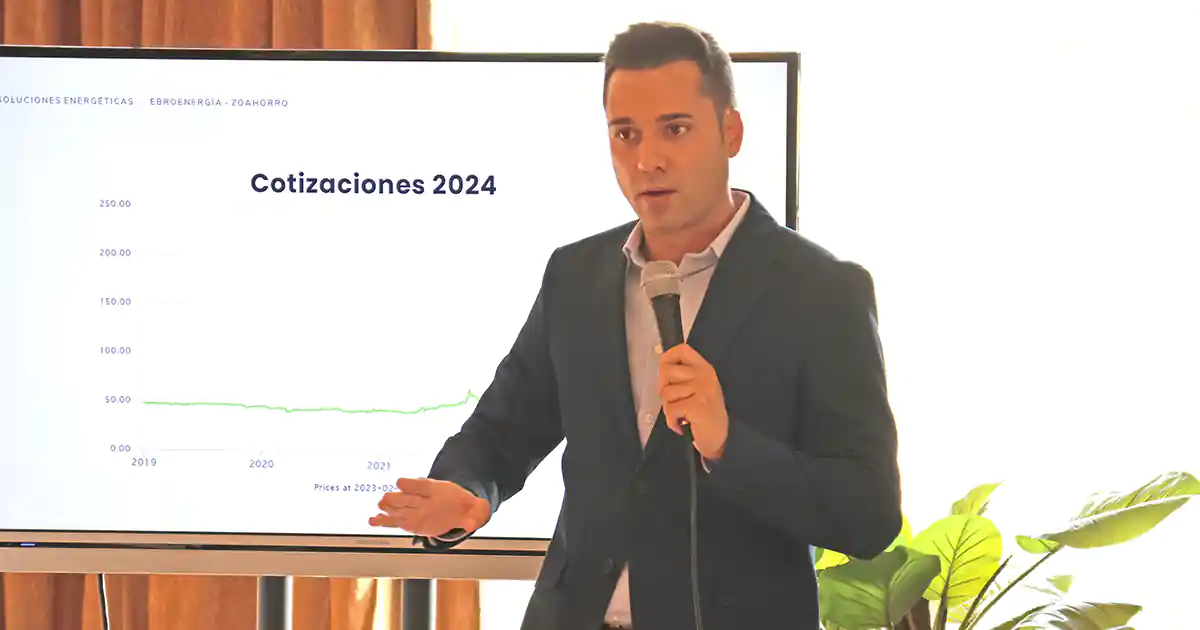 Javier Trincado, CEO de Ebroenergía y Zoahorro