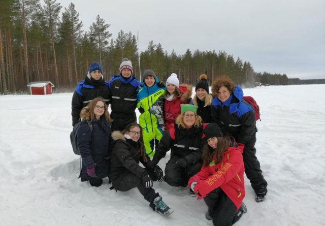 Alumnos del Instituto Valle del Ebro en Suecia