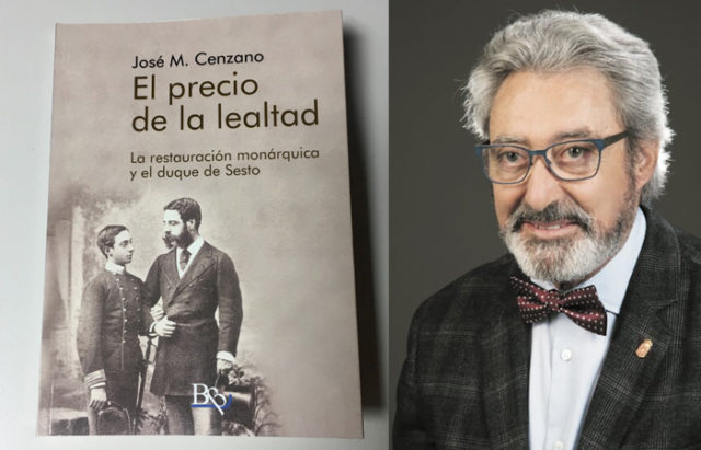 Chema Cenzano y la portada de su último libro