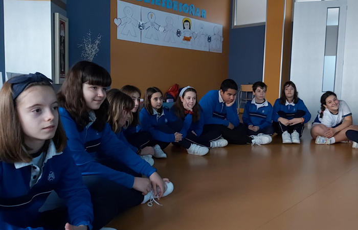 los alumnos de 4º, 5º y 6º de Primaria del colegio Compañía de María participan en las convivencias cristianas