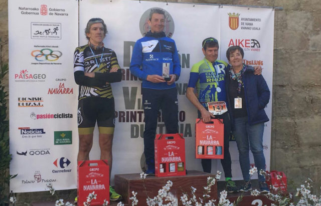 Agustín Salvatierra consiguio el 1° puesto en categoria veterano 3 en el Duatlón de Viana