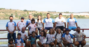 Participantes del Ebrokayak en el Descenso del Cinca