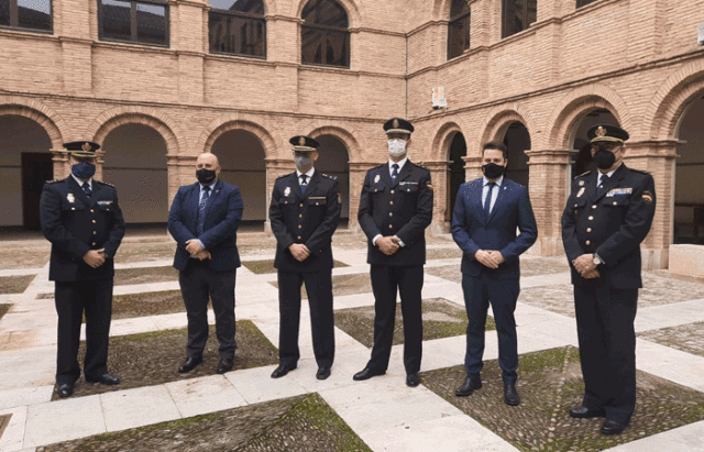 Acto de toma de posesión del nuevo Jefe de la Comisaría Local de la Policía Nacional de Tudela