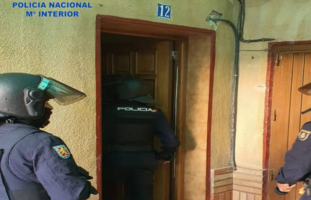 La Policía Nacional ha vuelto a desmantelar otro punto negro de venta de droga en Tudela