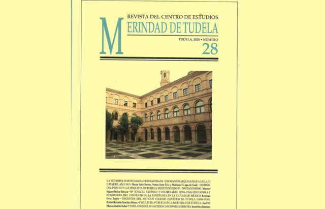 Portada de la revista del Centro de Estudios Merindad de Tudela 2020