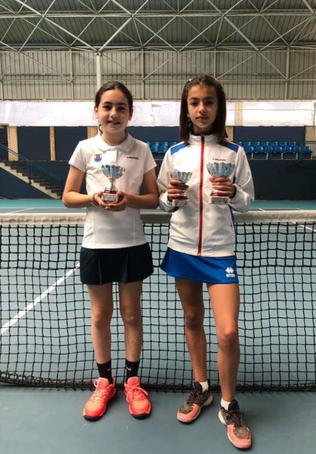 campeonas de Navarra Alevín de Tenis