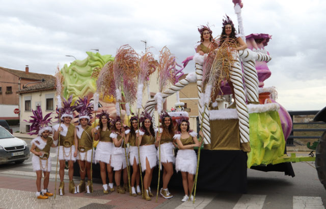 Maleza celestial, premio a la mejor carroza en el carnaval de Villafranca