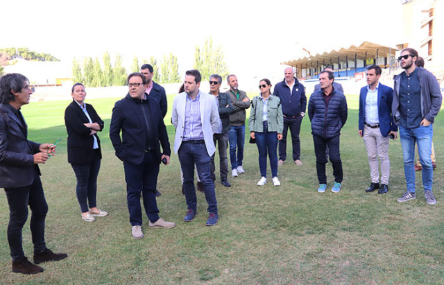 EH Bildu da su opinión sobre el estado del campo de fútbol Ciudad de Tudela y las acciones del alcalde al respecto