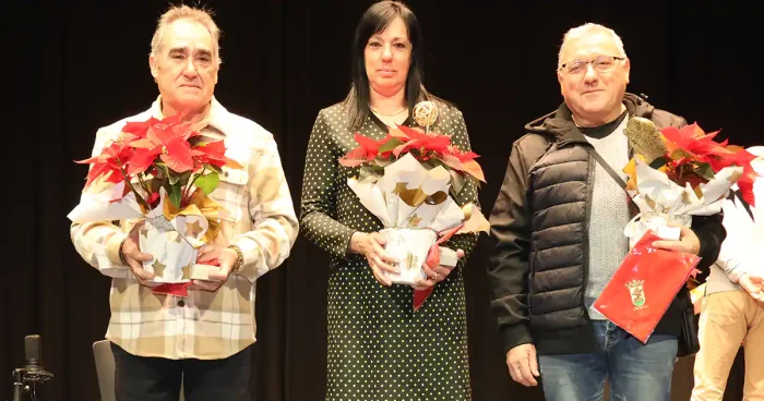 Victoriano Rodríguez, Eva Nieto y Chomin Fernández