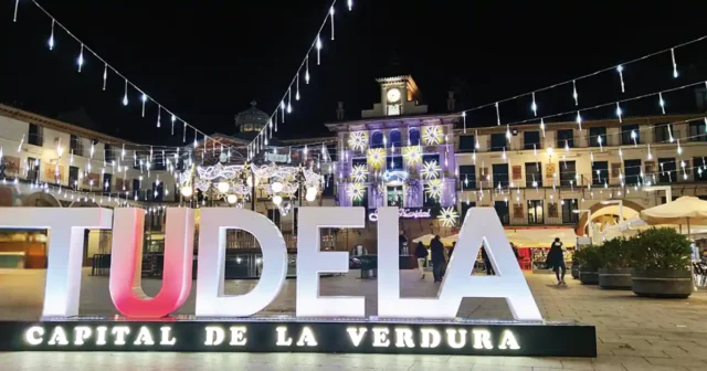 iluminación navideña de Tudela