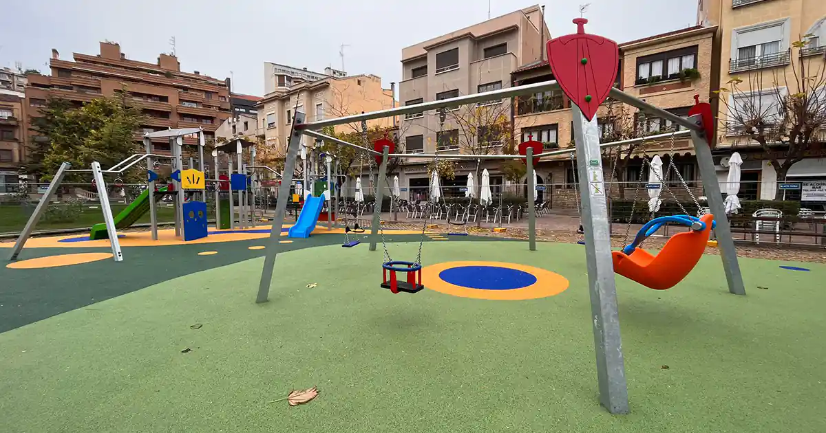 reforma del parque infantil del Paseo de Invierno