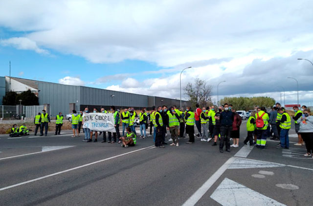 Manifestación en Trenasa